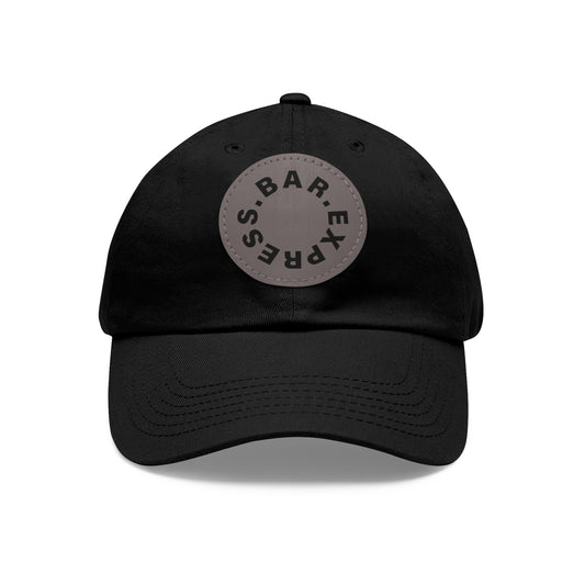 BarExpress Leather Patch Dad Hat: Effortless Elegance