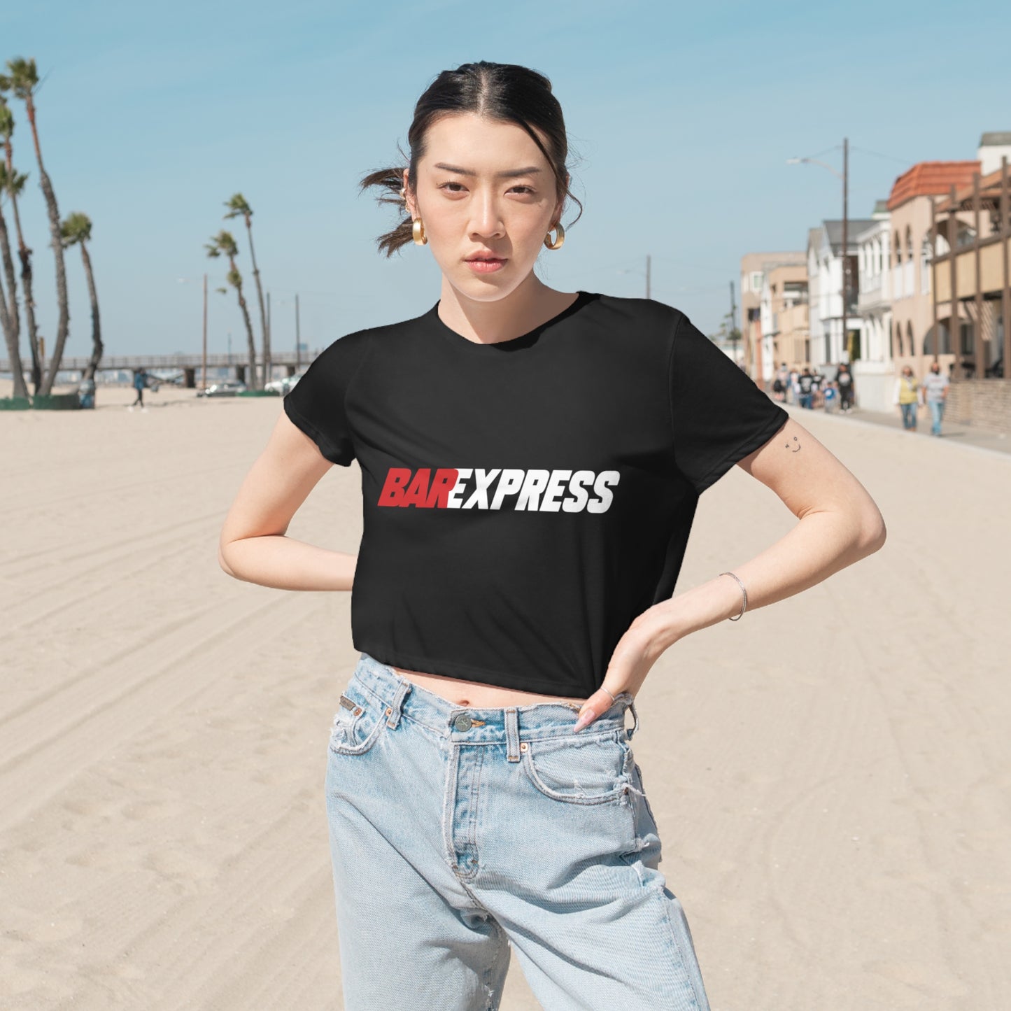 Women's BarExpress Classic Cropped T-Shirt